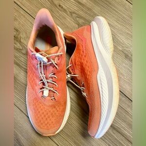 Hoka One One Coral/ Women's Running Shoes